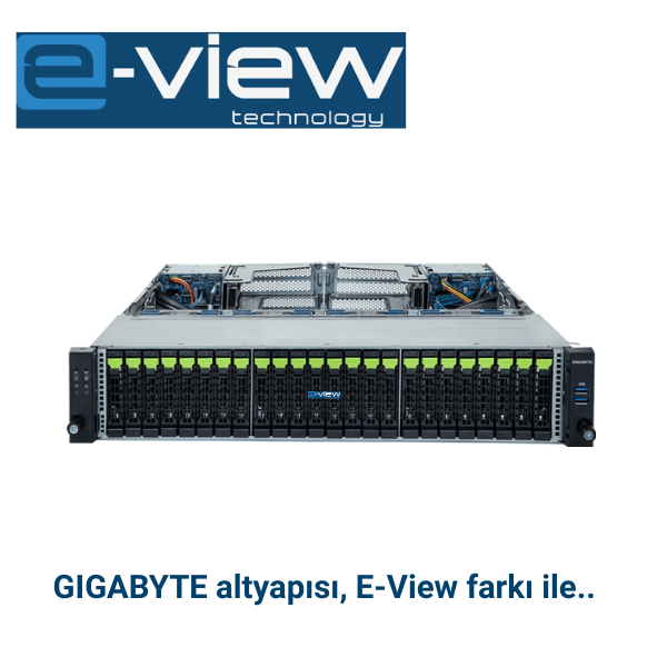 E-View EVR-R200 2U Barebone Rack Server / Sunucu
