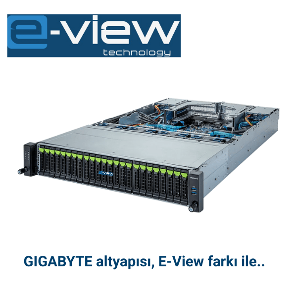 E-View EVR-R200 2U Barebone Rack Server / Sunucu